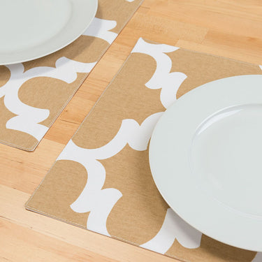 13 X 19 in. Trellis Design Cotton Placemats 4/Pack (7 Colors)