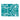 Turquoise & White Vintage Royalty Placemats 4/Pack