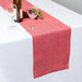 13 X 90 in. Red Cotton Ribbed Table Runner