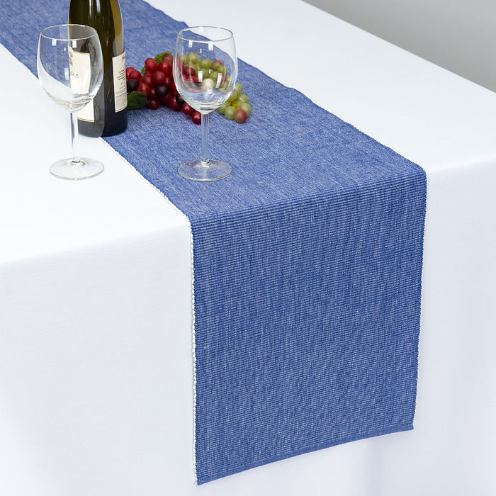 13 X 90 in. Cotton Ribbed Table Runner (9 Colors)