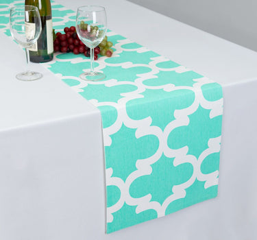 13 X 90 in. Trellis Design Cotton Table Runner (9 colors)