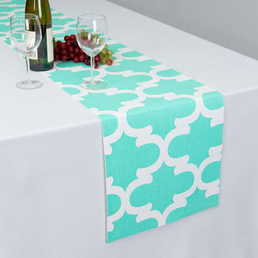 13 X 90 in. Trellis Design Cotton Table Runner (9 colors)