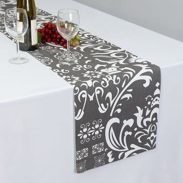 13 X 90 in. Vintage Royalty Cotton Table Runner (4 Colors)