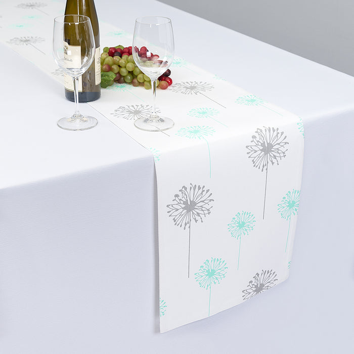 13 x 90 in. Dandelion Cotton Table Runner (3 Colors)