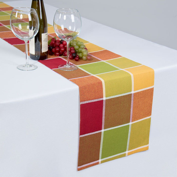 13 X 90 in. Autumn Theme Cotton Table Runner (3 Colors)