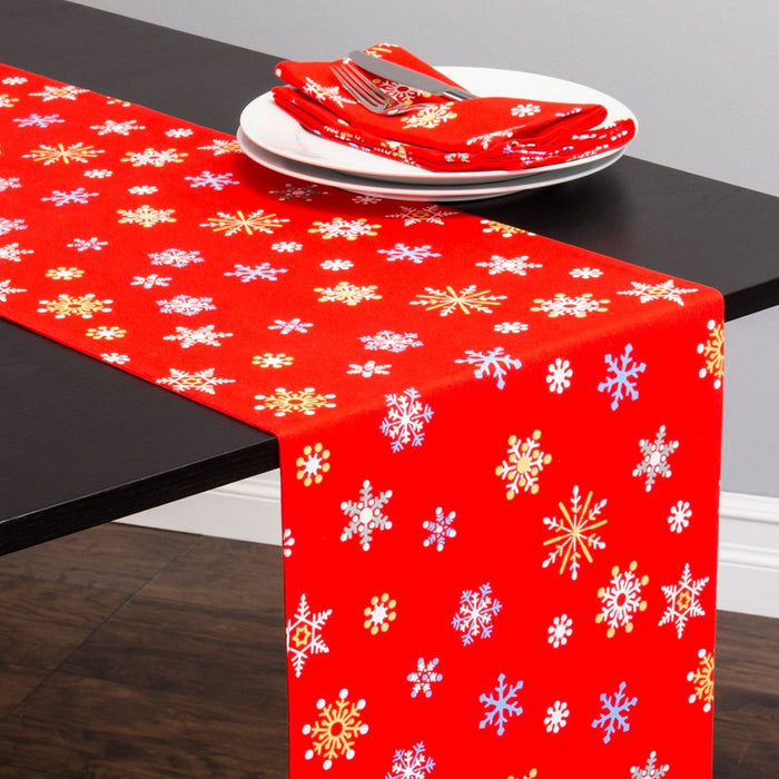 13 x 90 in. Christmas Holiday Cotton Table Runner (5 Patterns)