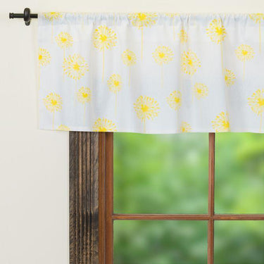 Dandelion Cotton Window Valance (3 Colors)