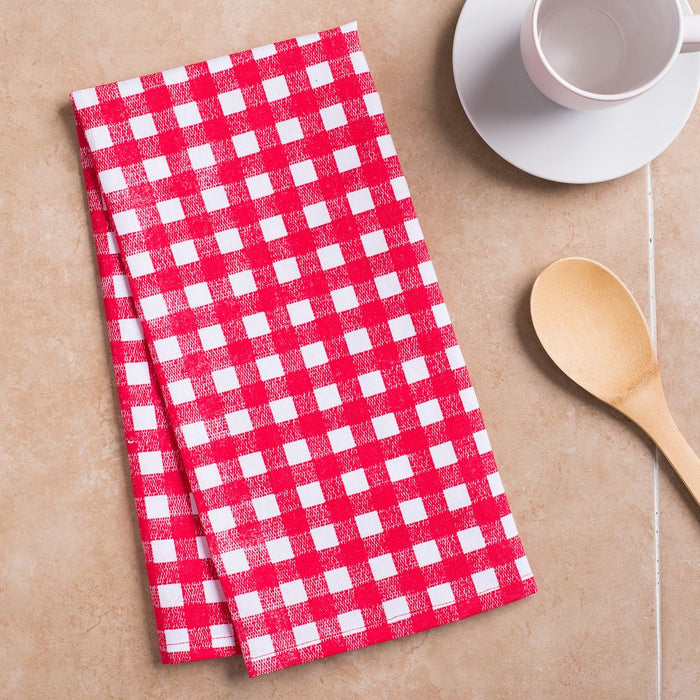 18 x 28 in. Checkered Cotton Kitchen Towels 2/Pack (2 Colors)