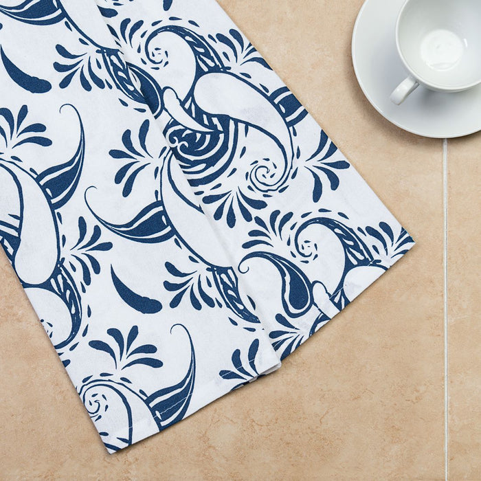 18 x 28 in. Paisley Cotton Kitchen Towels 2/Pack (10 Colors)