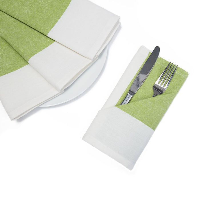 18 X 18 in. Single Striped Cotton Napkins 4/Pack (4 Colors)