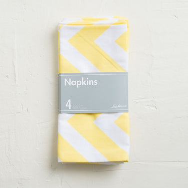 19 X 19 in. Chevron Cotton Napkins 4/Pack (12 Colors)
