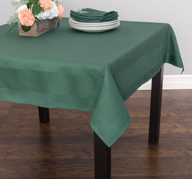 54 X 72 in. Satin Band Rectangular Cotton Tablecloth (7 Colors)