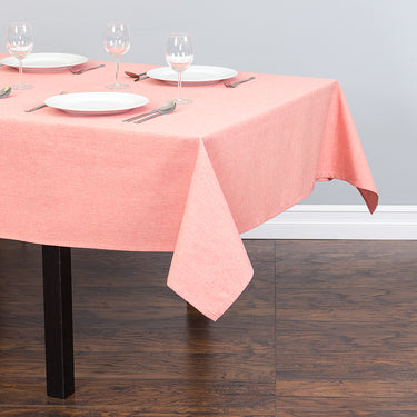 60 X 102 in. Rectangular Chambray Cotton Tablecloth