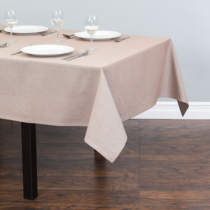 60 X 102 in. Rectangular Chambray Cotton Tablecloth (5 Colors)