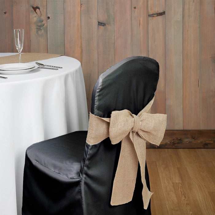 Polyester Banquet Chair Cover Black
