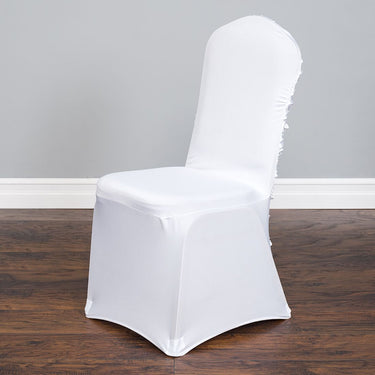 Satin Rosette Stretch Banquet Chair Cover (3 Colors)