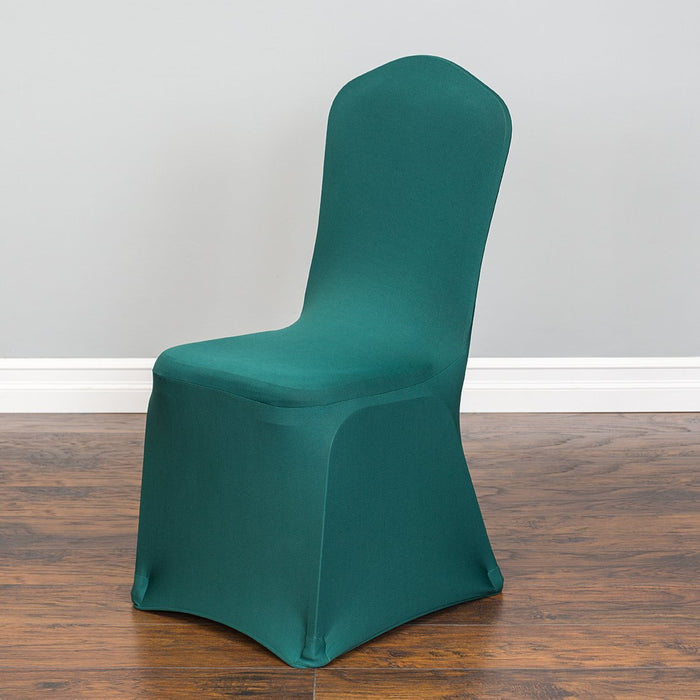 Stretch Banquet Chair Cover Hunter Green