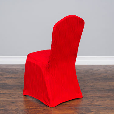 Bargain Wavy Stretch Banquet Chair Cover