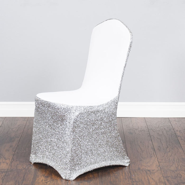 Glitter Stretch Chair Cover (4 Colors)