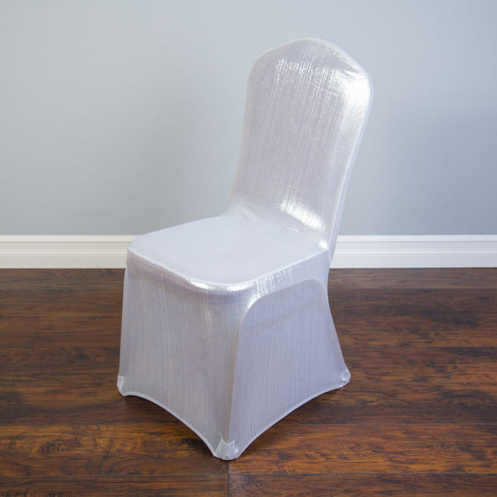 Shimmering Stretch Banquet Chair Cover (7 Colors)