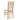 Chiavari Chair Cover Ivory With Gold Vines