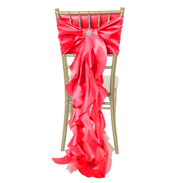 Curly Willow Taffeta Chair Sash (9 Colors)