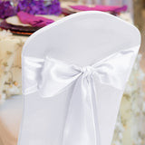 Satin Chair Sash 10/Pack - (15 Colors)