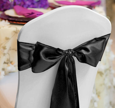 Bargain Satin Sash Black (10 Pack)