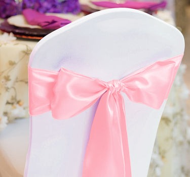 Bargain Satin Sash Pink (10 Pack)