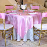 72 in. Square Satin Overlay (23 Colors)