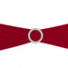Stretch Chair Sash Burgundy With Round Buckle 5/Pack