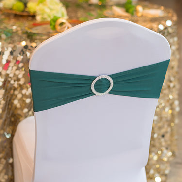 Stretch Chair Sash With Round Buckle, 5/Pack (9 Colors)