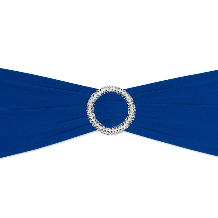 Stretch Chair Sash Royal Blue With Round Buckle