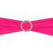 Stretch Chair Sash Fuchsia With Round Buckle 5/Pack