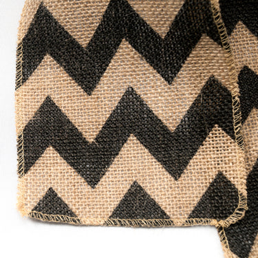 Daily Sale: 6 in. X 104 in. Chevron Burlap Sash Charcoal