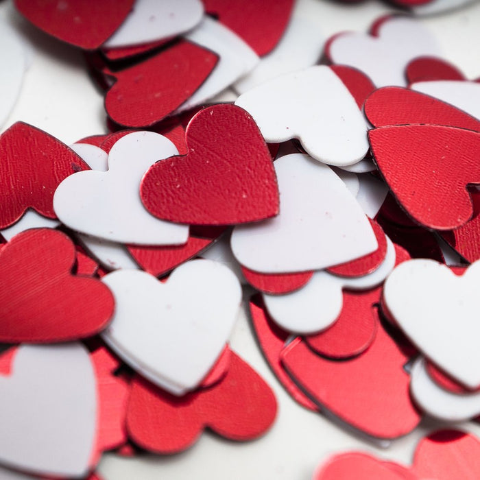 1 Oz. Foil Heart Shaped Confetti (9 Colors)