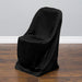 Polyester Folding Chair Cover Black