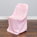 Polyester Folding Chair Cover Pink