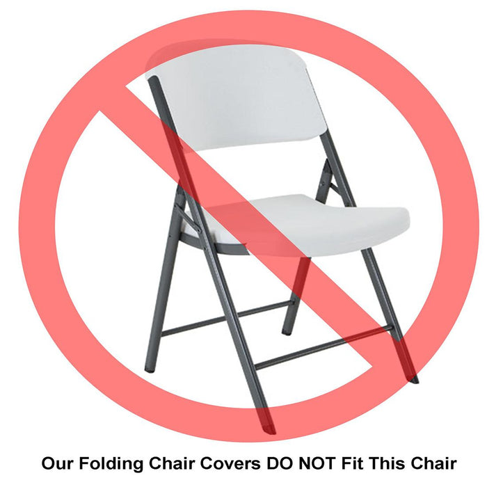 Stretch Spandex Folding Chair Cover 10/Pack (17 Colors)