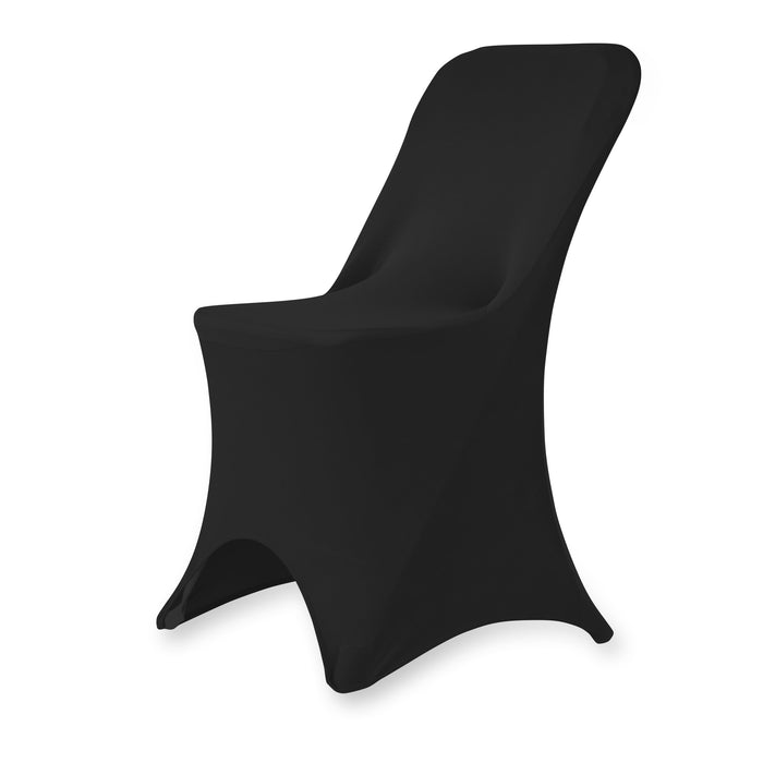Stretch Folding Chair Cover Black