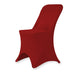 Stretch Folding Chair Cover Burgundy