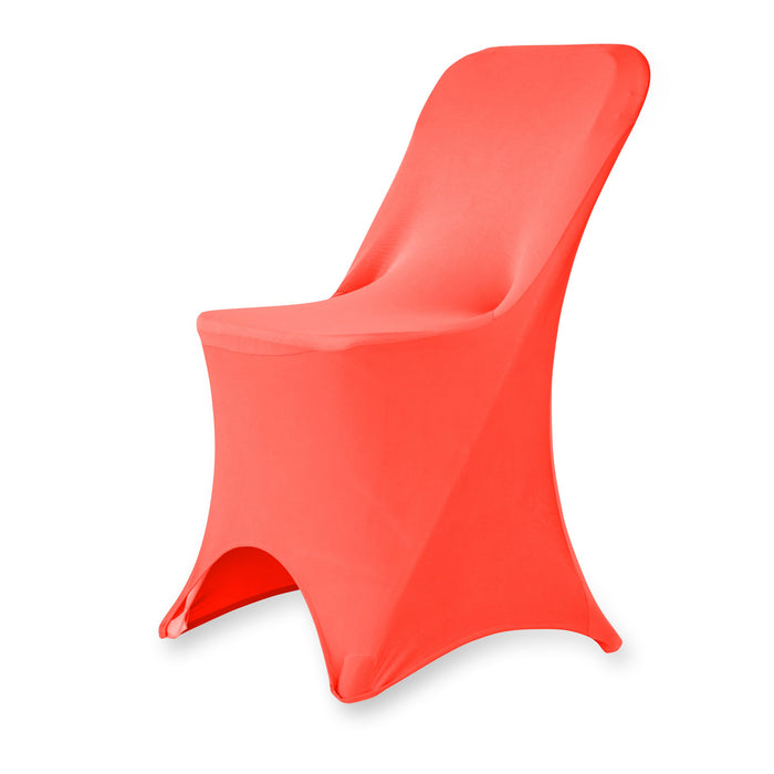 Stretch Folding Chair Cover Coral