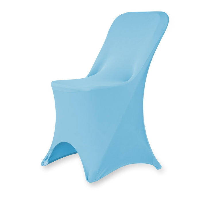 Stretch Folding Chair Cover Serenity Blue