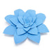 15 in. Blue Foam Camellia Wallflower