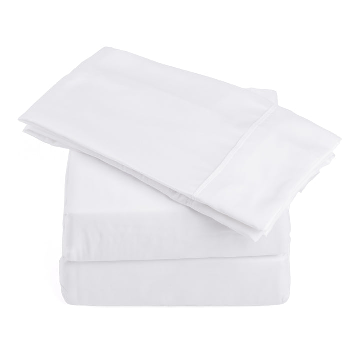 Premium Comfort Ultra Soft Microfiber King Sheet Set White