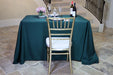 90 x 108 in. Rectangular Polyester Tablecloth Hunter Green