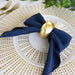 Gold Acrylic Napkin Rings (4 Pack)