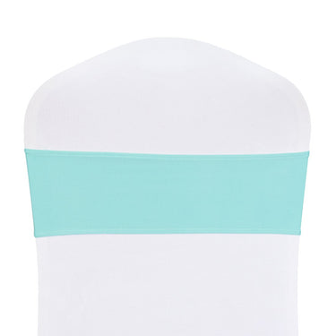 Stretch Chair Sash Turquoise 10/Pack