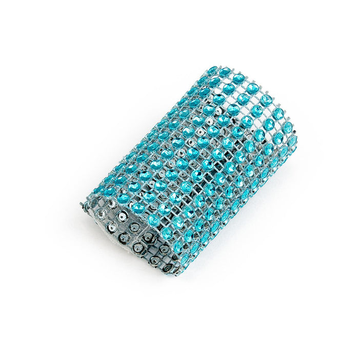 Crystal Napkin Ring Turquoise 10/Pack