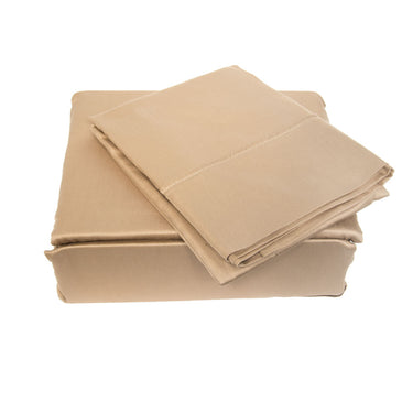 Premium Comfort 300 Thread Count Cotton Bed Sheet Set-Queen Size (4 Colors)